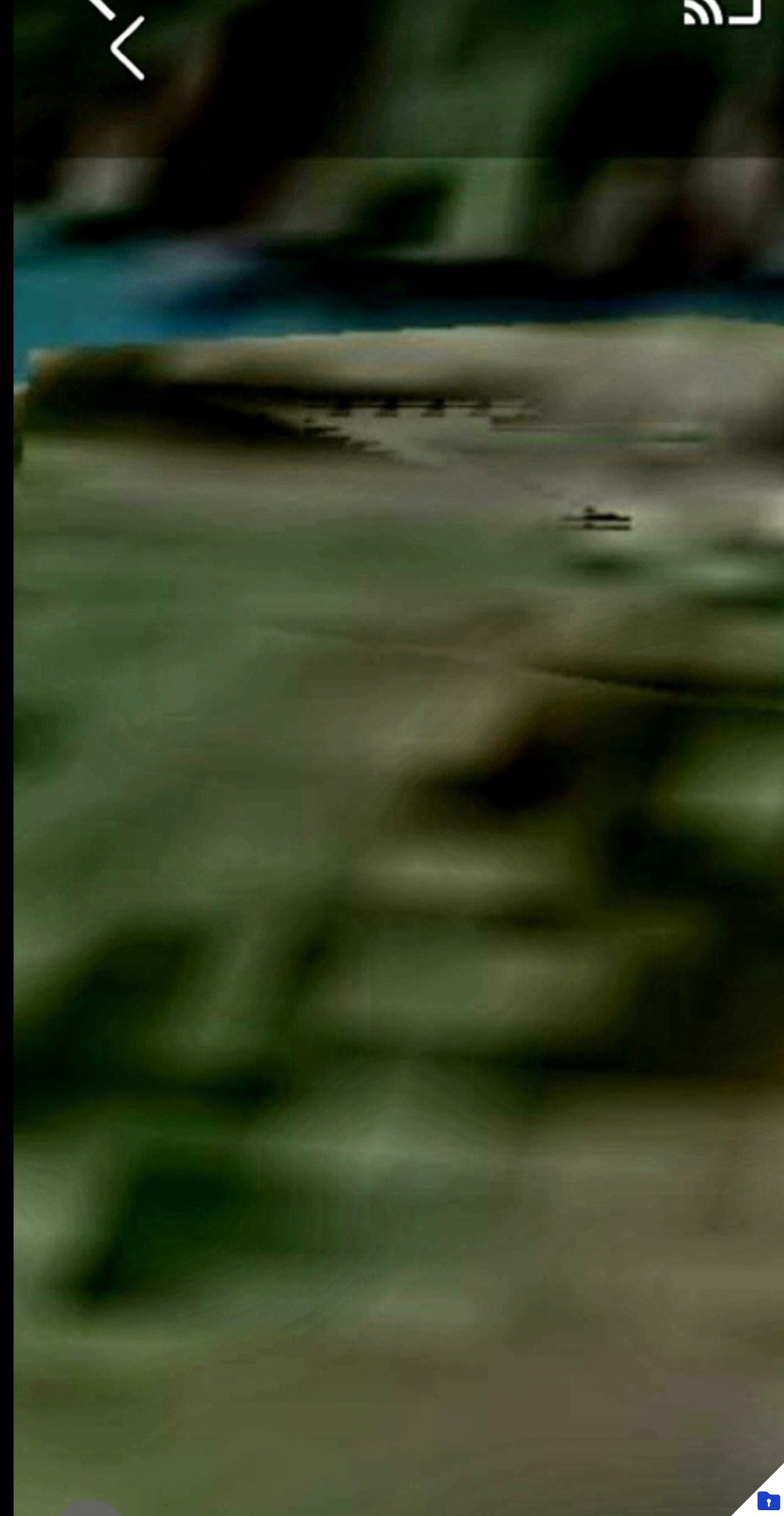 Alien symbol resembling a swastika combined with a three or a five in the foreground with a giant alien ship parked in the background in the mountains of Washington State
