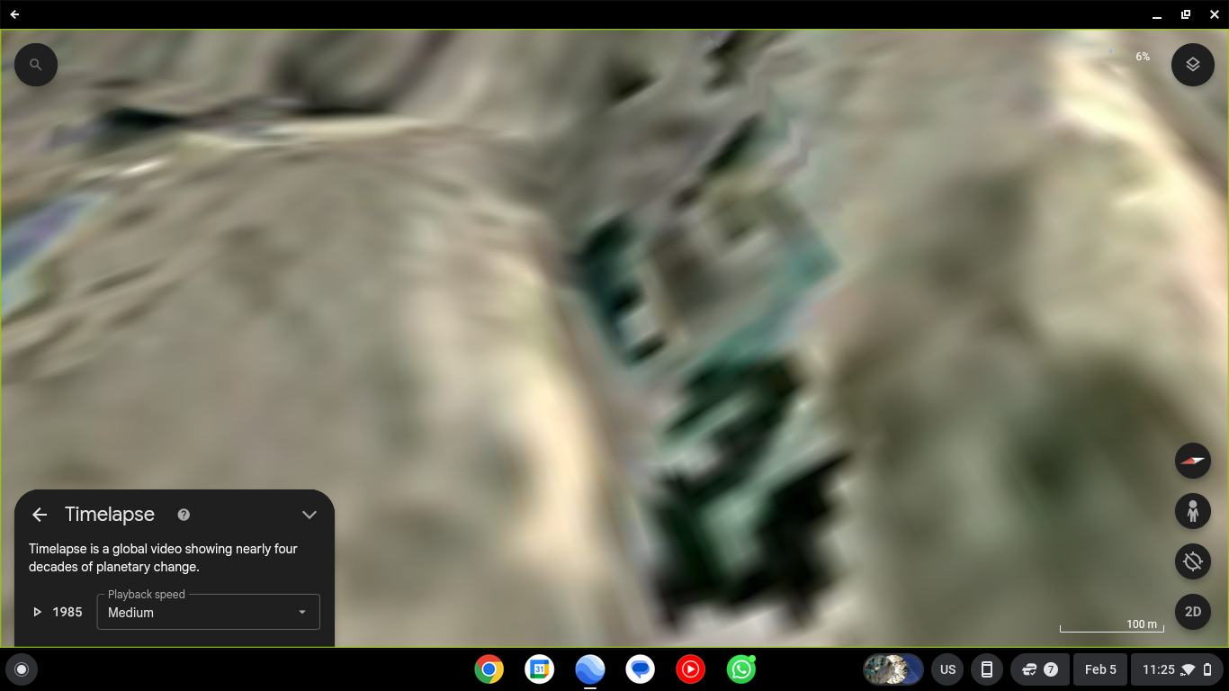 Close-up zoomed drone photograph of Code E3 operation site on Mount Saint Helens showing hybrid and alien entities