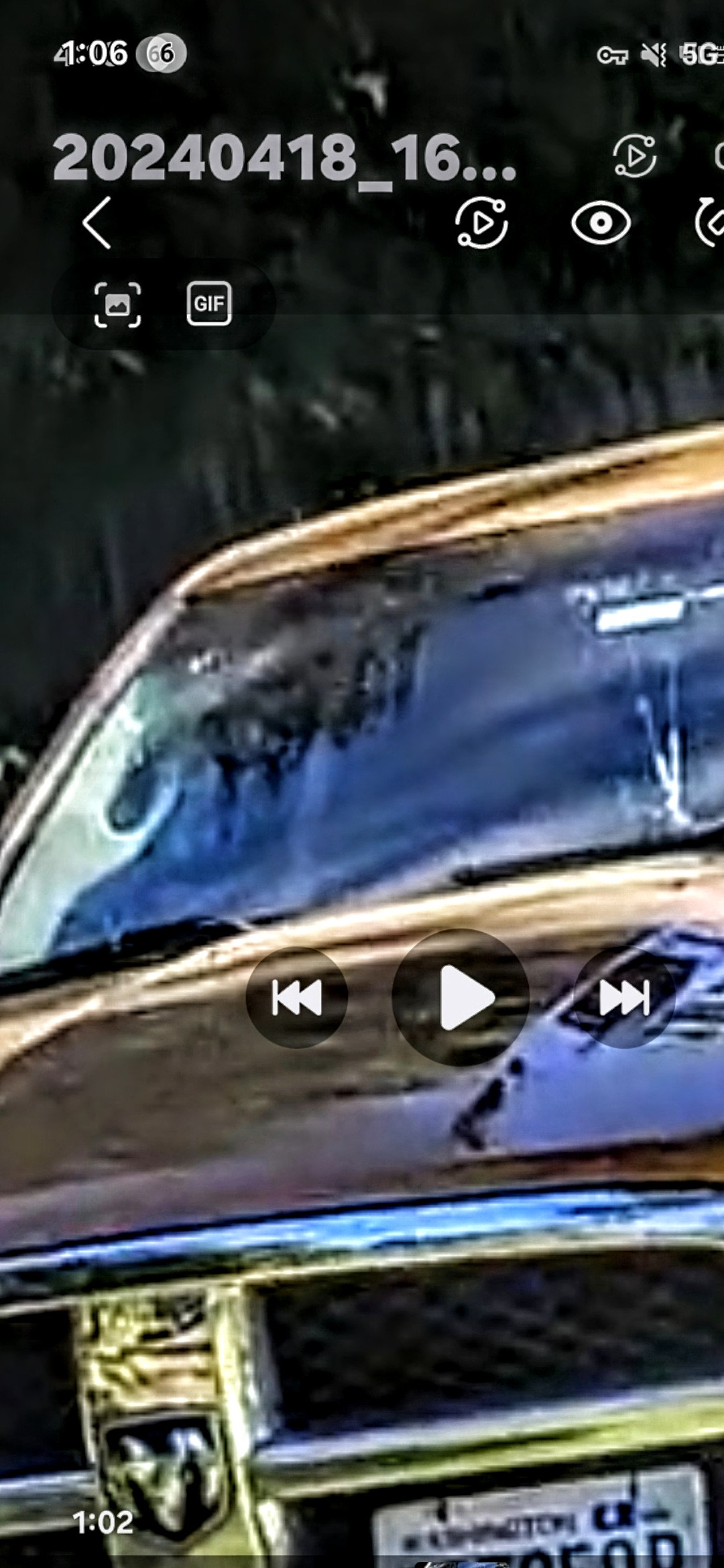 Reptilian entity caught staring into Perceiver truck passenger window close proximity intimidation surveillance