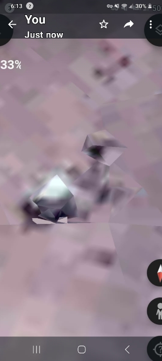 Crystal installation resembling a high-tech computing satellite robotic sentinel at Mount Adams Volcano